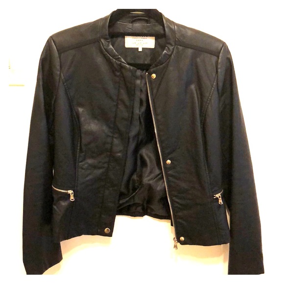 zara leather jacket ladies